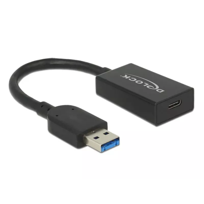 USB laidas DeLOCK 65698 USB 3.2 Gen 2 0,15 m USB A USB C juodas