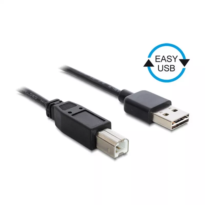 USB laidas DeLOCK 0,5 m USB2.0-A/USB2.0-B 83684