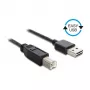 USB laidas DeLOCK 0,5 m USB2.0-A/USB2.0-B 83684