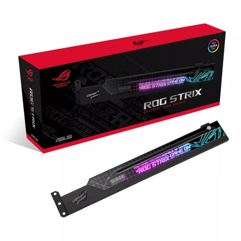 ASUS ROG Strix vaizdo plokštės laikiklis, universalus vaizdo plokštės laikiklis