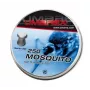 „UMAREX Mosquito“ 5,5 mm plokščios diabolo formos šratinės granulės, 250 vnt., nerūdijantis plienas, suderinamos su sriegiuotais vamzdžiais
