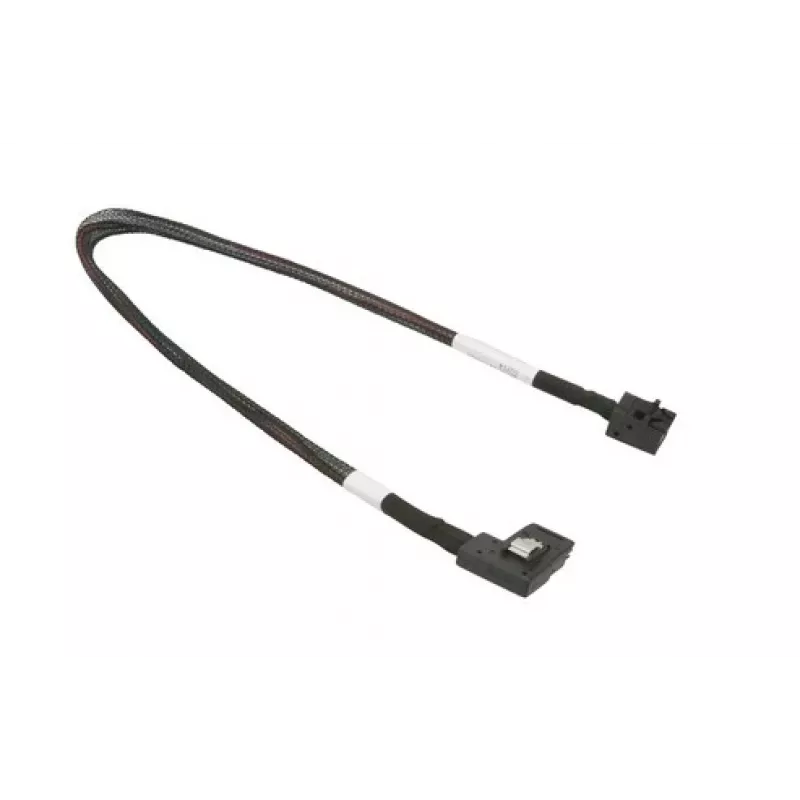 Tiesus MiniSAS HD į stačiu kampu išlenktą MiniSAS 39 cm