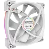 Montech AX120 120mm PWM ARGB korpuso ventiliatoriai, 3 vnt., balti