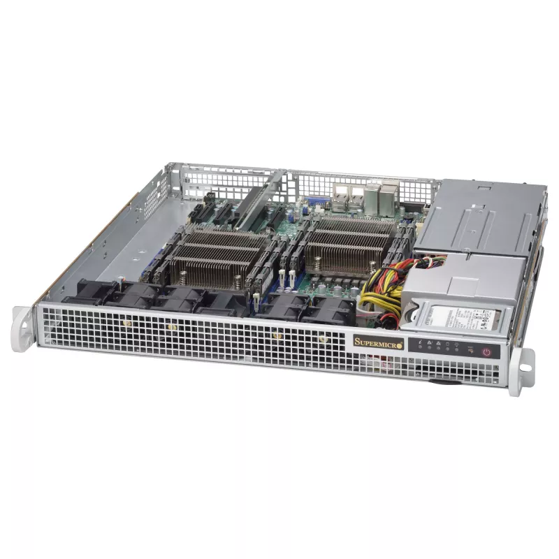 Supermicro SC514 R407C - Stovo montavimas - 1U - E-ATX