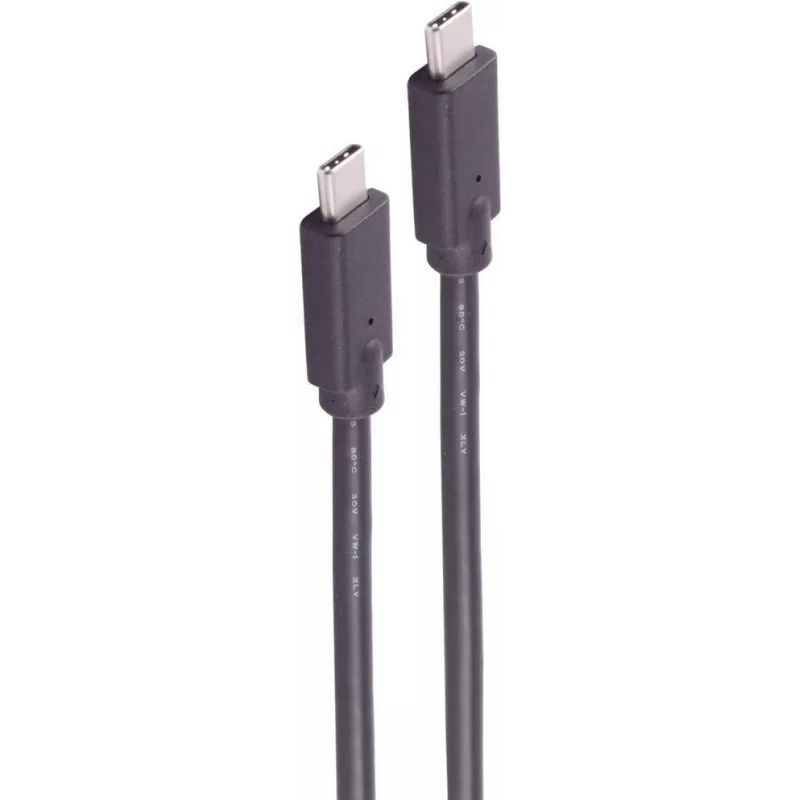 USB laidas ShiverPeaks BS13-28045 USB 2.0 3 m USB C juodas