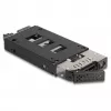 Kietojo disko laikiklis DeLOCK plonas Bay Mobile Rack 2,5 col. U.2 NVMe SSD juodas sidabrinis