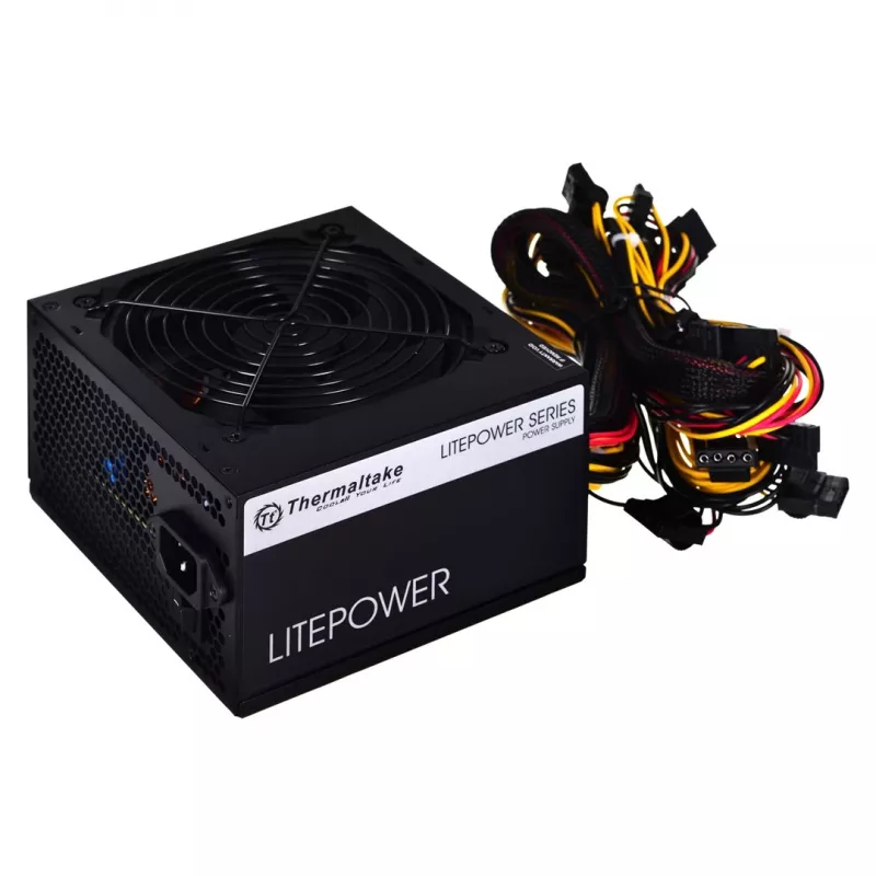Maitinimo blokas Litepower II Black 450W, Active PFC, 2xPEG, 120mm