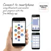 Vonios svarstyklės Salter 9192 BK3R Curve Bluetooth Smart Analyser