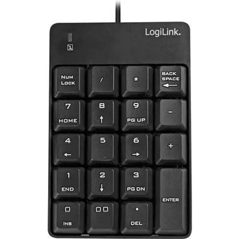 LOGILINK ID0184 LOGILINK - USB skaitmeninė klaviatūra, 19 klavišų
