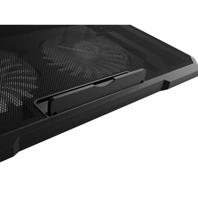 FURY GUNBAI G3 Laptop Cooling Pad 14.1–17.3 su 2 ventiliatoriais, RGB apšvietimu, 2× USB