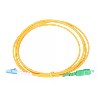 Patchcord Extralink LC/UPC to SC/APC, vienmodis dvipusis G.657.A1, 3 mm, 1 m