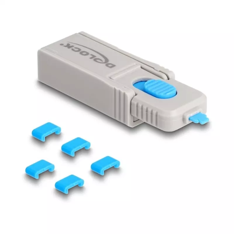 Porto blokatorius DeLOCK 20926 USB Type-C 5 vnt. + užrakto įrankis