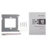 Vaizdo domofonas Hikvision DS-KH8350-TE1 7 colių IPS jutiklinis ekranas, PoE, SIP, MicroSD lizdas, 1024×600, aliuminio korpusas, juodas