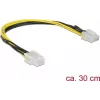 Vidinis maitinimo kabelis DeLOCK 85535 0,3 m PCI-E 6 kontaktų į 8 kontaktus