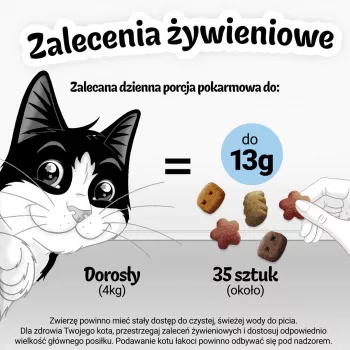 Kačių skanėstai Felix Party Mix Ocean Mix paketėlis 60 g — užkandis suaugusioms katėms