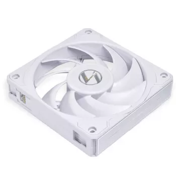Lian Li UF-P28120-1W ventiliatorius, 12 cm, 300–2600 RPM, baltas