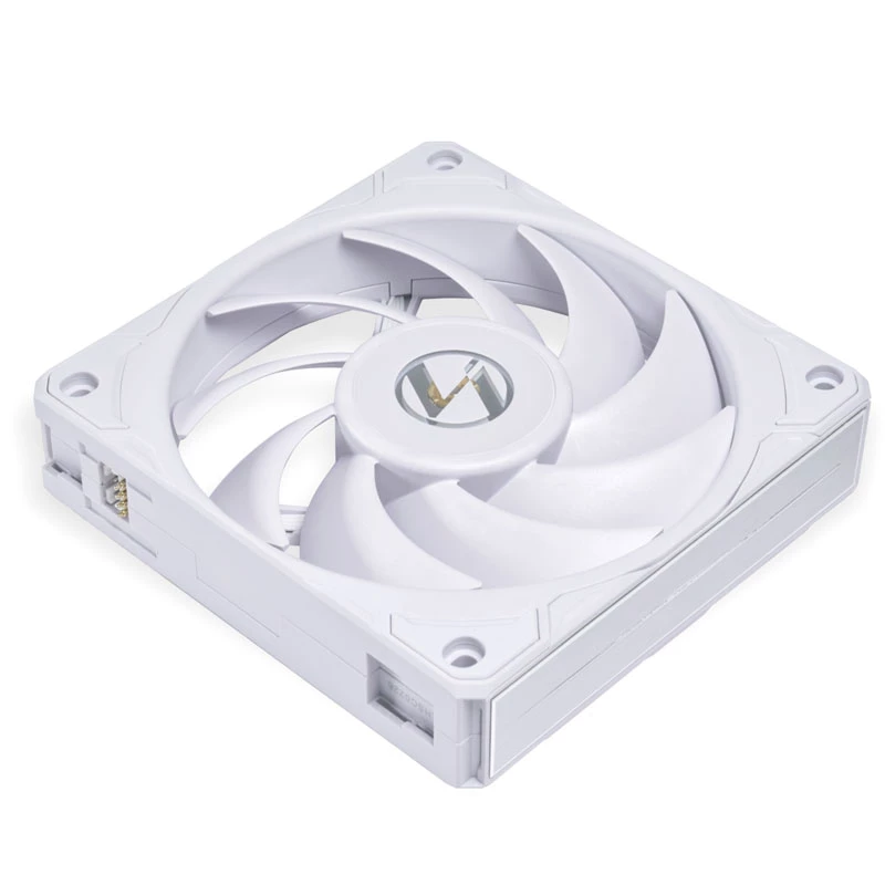 Lian Li UF-P28120-1W ventiliatorius, 12 cm, 300–2600 RPM, baltas
