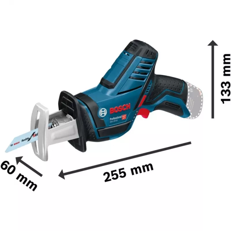 Bosch GSA 10,8 V-LI Professional Juoda, Blue