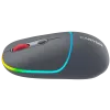 Canyon MW-22 2in1 RGB belaidė pelė - pilka - Bluetooth/RF - 1.600 dpi - įkraunama