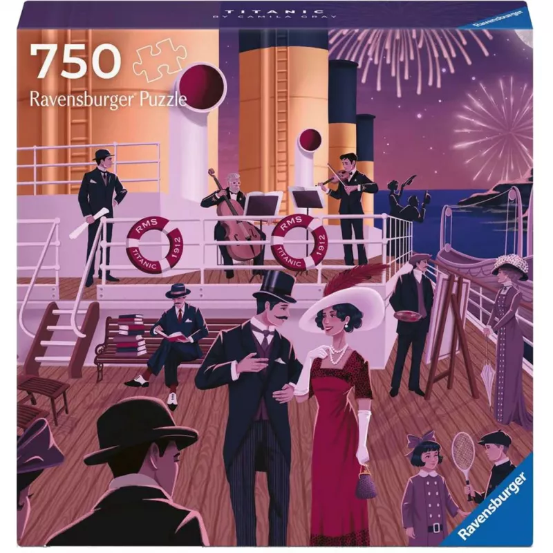 Dėlionė Ravensburger Art & Soul Titanic — 750 dalių