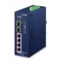 PLANET IGS-624HPT tinklo komutatorius Nevaldomas Gigabit Ethernet (10/100/1000) Power over Ethernet (PoE) Mėlynas