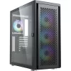 Kompiuterio korpusas Silentware Air 100 Juoda — vidutinio bokšto ATX suderinamas korpusas, juodos spalvos apdaila