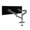 Ergotron LX Pro - Tvirtinimo rinkinys (dviguba ranka) - 2 LCD ekranams - tvirtinimas prie perforuotos plokštės - Aliuminis - Tamsiai pilka - Ekrano dydis: iki 61 cm (iki 24 colių)