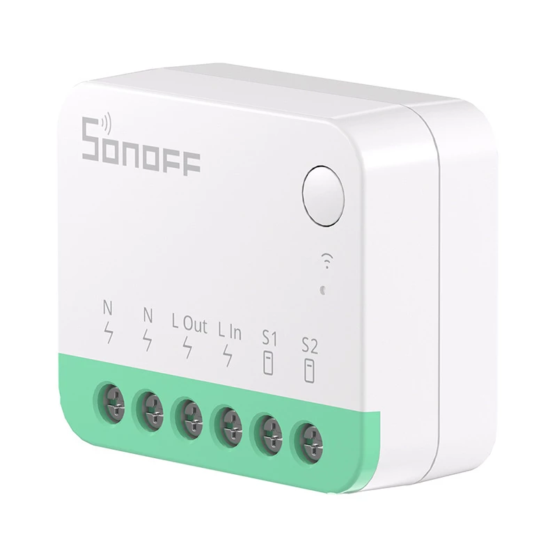 Sonoff MINIR4M Matter išmanusis WiFi mini jungiklis (HomeKit, SmartThings, Home Assistant).