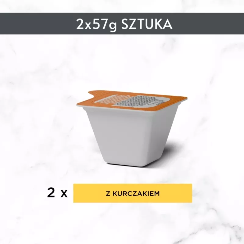 šlapias kačių maistas Purina Nestlé Gourmet Revelations Chunks in Jelly with Chicken 2 x 57 g, adult, protein 9%, moisture 83%