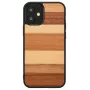 Apsauginis išmaniojo telefono dėklas „man and wood“, skirtas „iPhone 12 mini“ – juodas