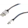 USB laidas S/CONN 14-50030 USB 2.0 2 m USB A USB C mėlynas