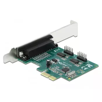 DeLOCK - Adapter Parallel/Serial - PCIe 1.1 Low-Profile - lygiagretusis x 1 + nuoseklusis x 2 (90413)