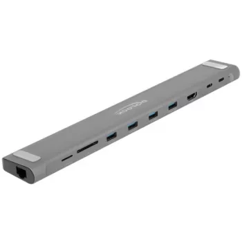 DeLOCK USB Type-C plona prijungimo stotis 4K HDMI USB 3.2 Gen 1 LAN SD PD 3.0