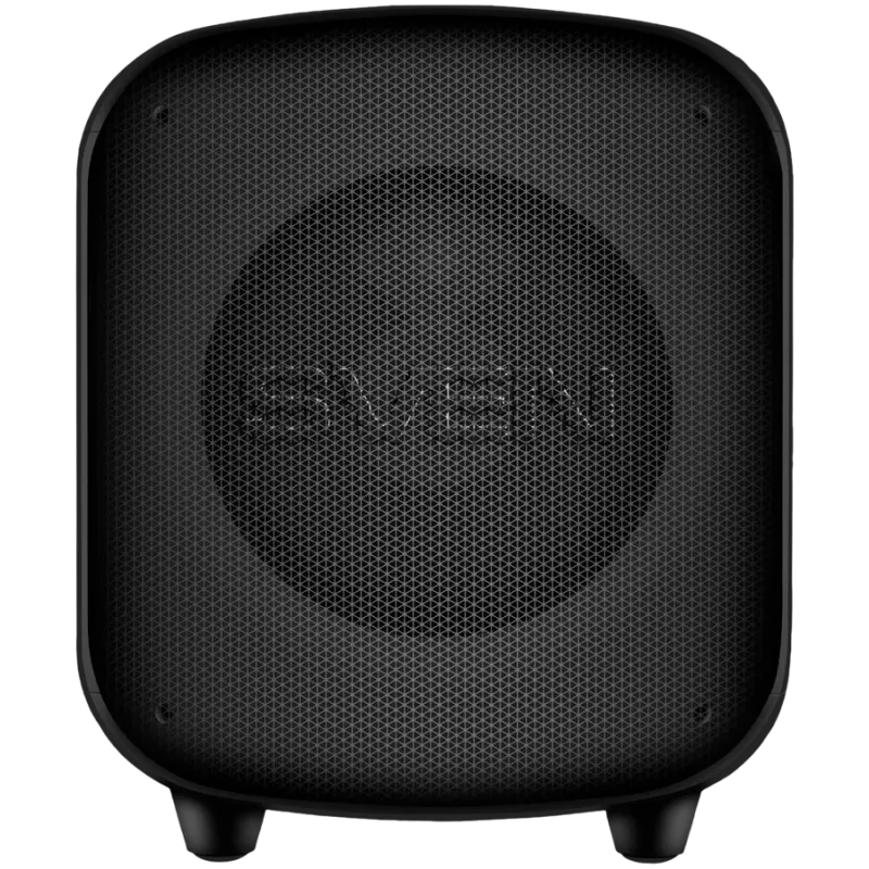 Garsiakalbis SVEN PS-555, juodas, galia 65 W (RMS), TWS, Bluetooth, USB, microSD, nuotolinio valdymo pultas, ličio baterija