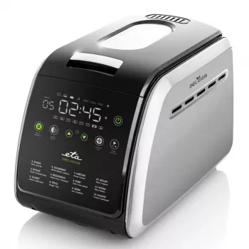 ETA | Duonkepė | Delicca II ETA714990030 | Galia 850 W | Programų skaičius 12 | Ekranas Taip | Juoda/Nerūdijantis plienas