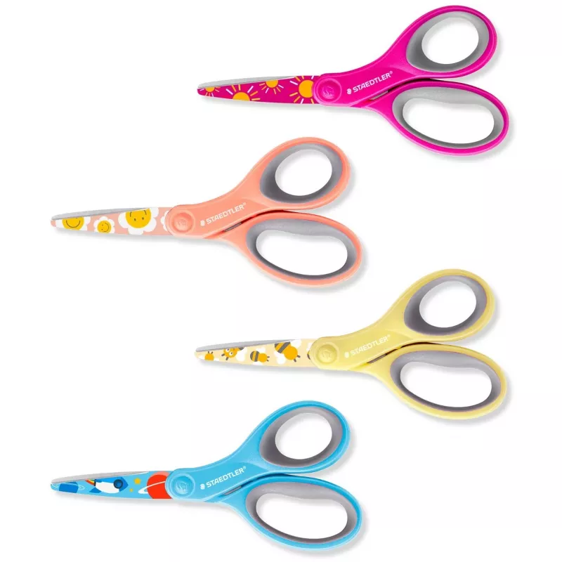 Žirklės Staedtler Noris 14 cm — asorti spalvos, modelis 965 14P BK
