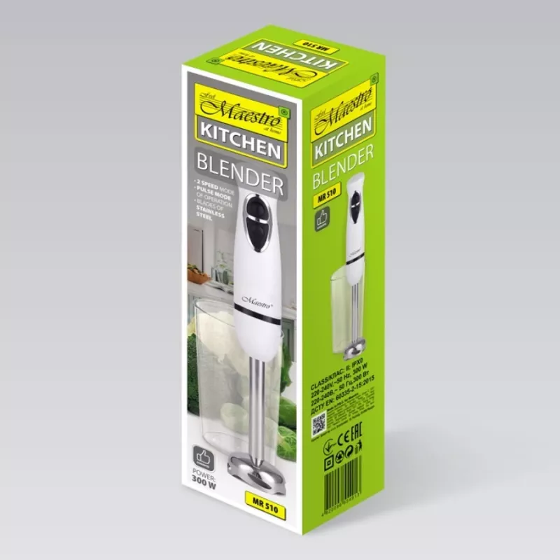 „Feel-Maestro MR510“ trintuvas – virimo trintuvas, juodas, baltas, 300 W