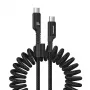 Baseus Fish-Eye USB C į USB C greito įkrovimo kabelis 1 m 100 W Juodas
