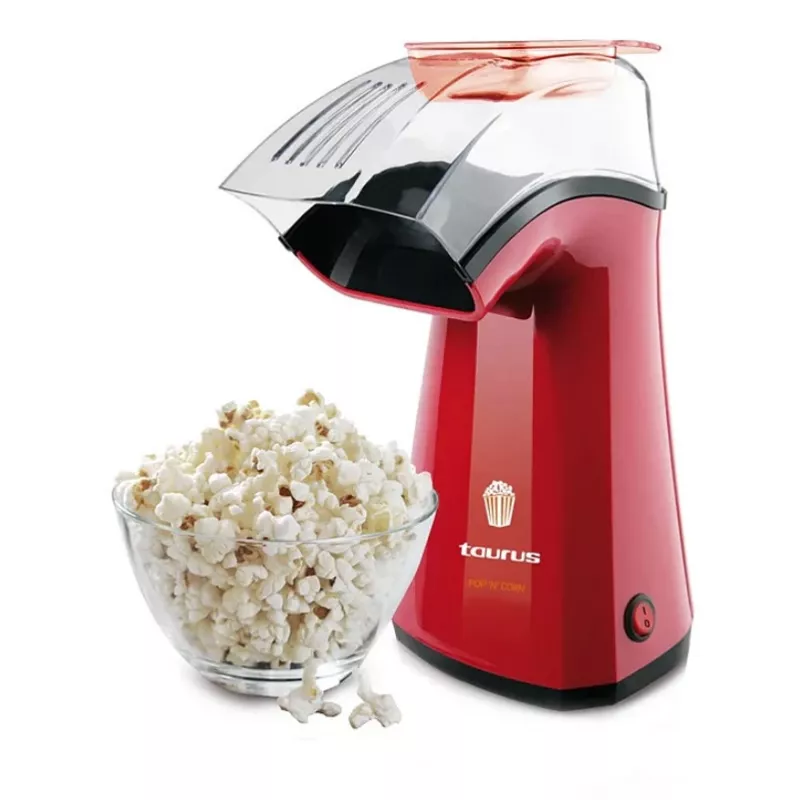 Popcorn popper Taurus 968375000 S7600343 — 1100 W, permatomas dangtis, 3 min. paruošimas