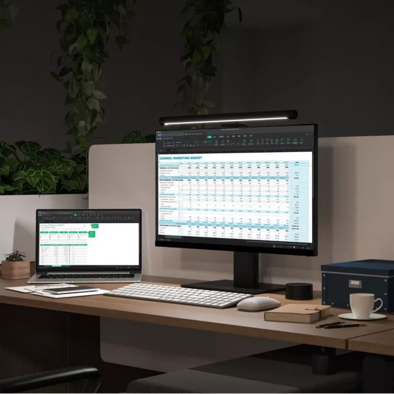 Xiaomi Mi kompiuterinė monitoriaus šviesos juosta Monitoriaus lempa 5 W Juoda