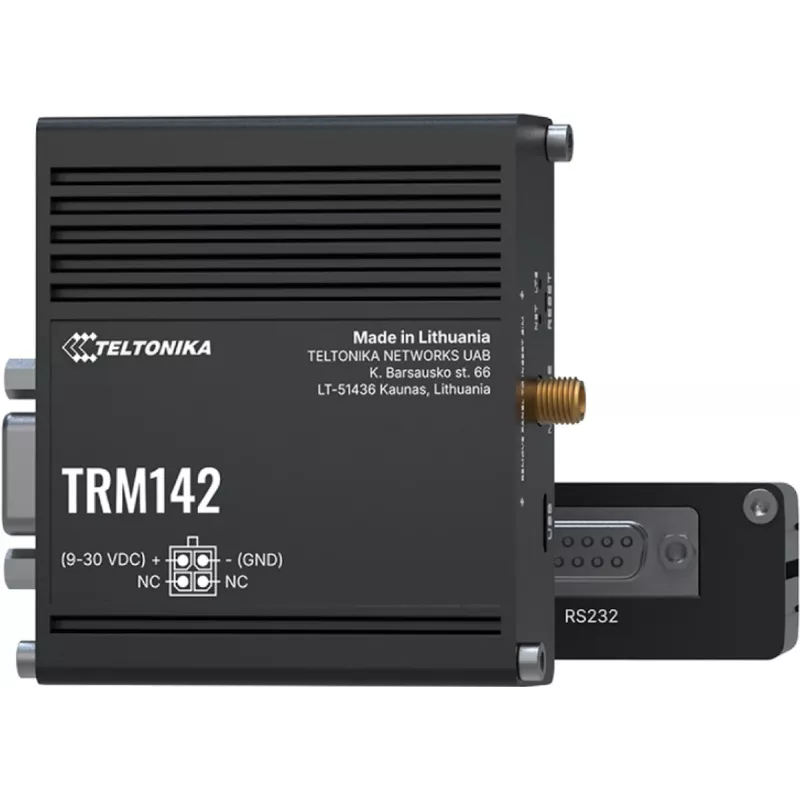 Pramoninis 4G modemas TELTONIKA TRM142 — LTE ryšys, kompaktiška pramoninė konstrukcija