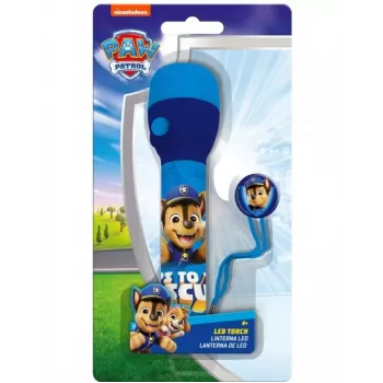 Flashlight Kids Euroswan Big Paw Patrol, nešiojamas žibintuvėlis, dydis 21 x 11 cm