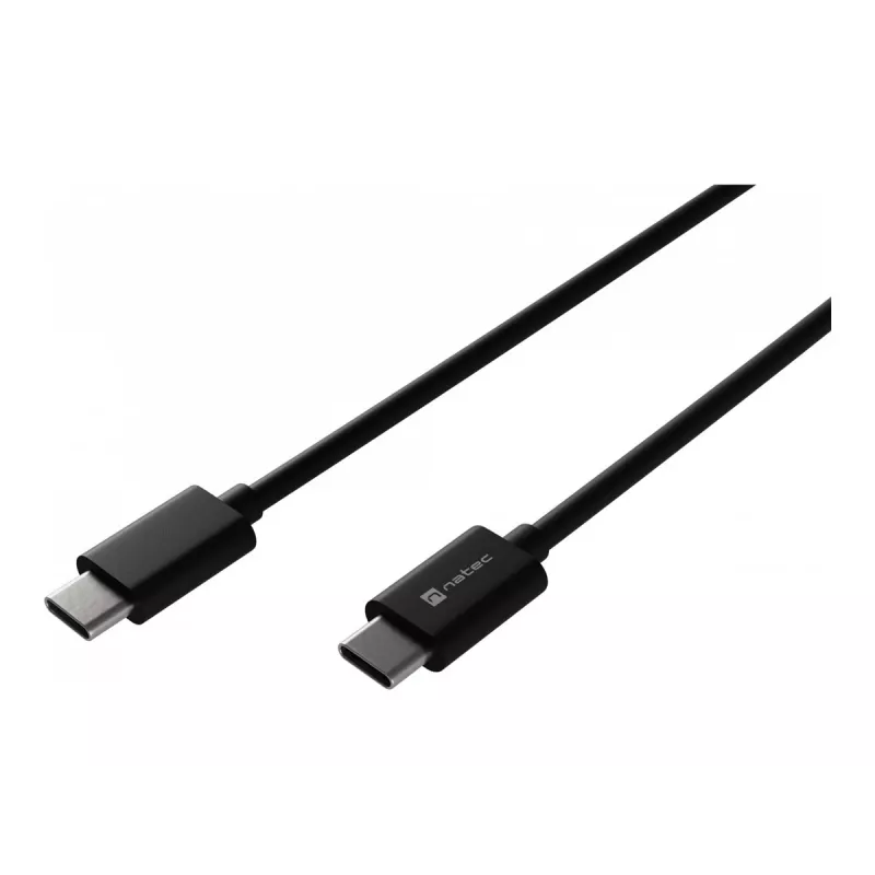USB-C į USB-C kabelis NATEC NKA-2146, 1 m, juodas