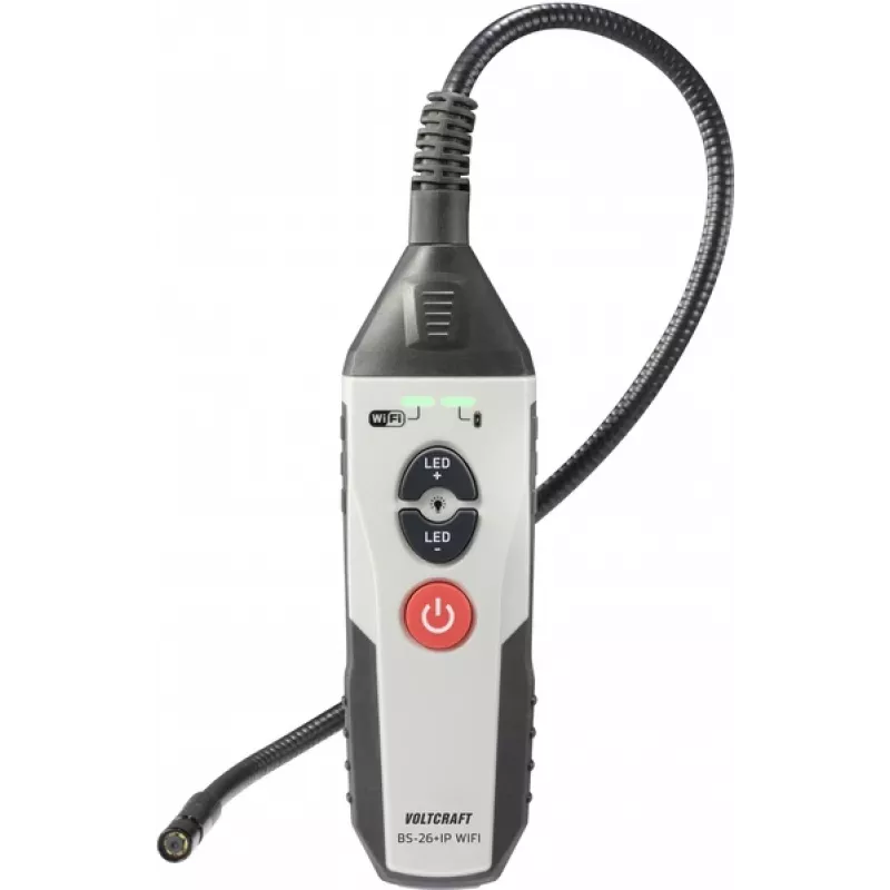 VOLTCRAFT BS-26+IP WIFI Endoskopo zondas Skersmuo: 9 mm Zondo ilgis: 1 m (VC-13079845)
