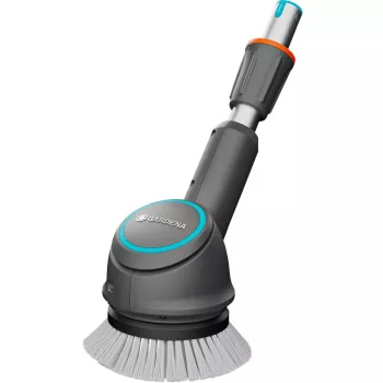 Akumuliatorinis daugiafunkcis valiklis AquaBrush Universal 18V P4A, kietų grindų valiklis Pilka/turquoise, Li-Ion akumuliatorius 2,5 Ah P4A, POWER FOR ALL ALLIANCE