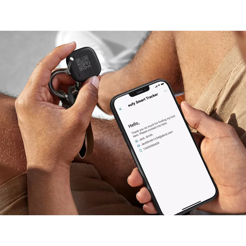 „Bluetooth“ sekiklis „Anker Eufy SmartTrack Link“ — 2 vnt. rinkinys, skirtas apsaugai nuo pametimo, skirtas „iPhone“ ir „iPad“