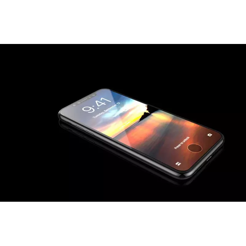 Grūdinto stiklo ekrano apsauga Devia Van Entire View, skirta iPhone XR 6,1 colio — juoda