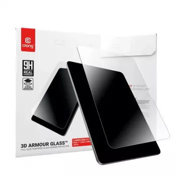 Grūdinto stiklo ekrano apsauga Crong, skirta iPad 11, CRG3DAGIPD11, 9H kietumas, atspari įbrėžimams