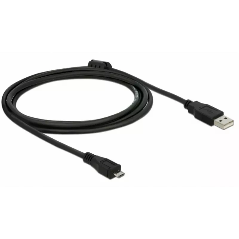 USB laidas DeLOCK 82335 USB 2.0 2 m USB A Micro-USB B Juodas