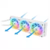 Integruotas skysčio aušintuvas THERMALTAKE MAGFloe 420 Ultra ARGB su 140 mm ventiliatoriais, 500–2000 RPM, baltas